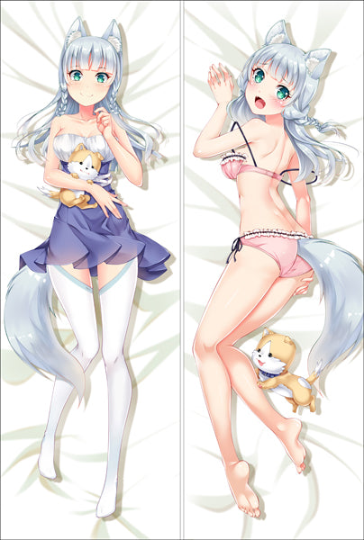 Damaged sigle Anime Dakimakura Pillow Cover image 0