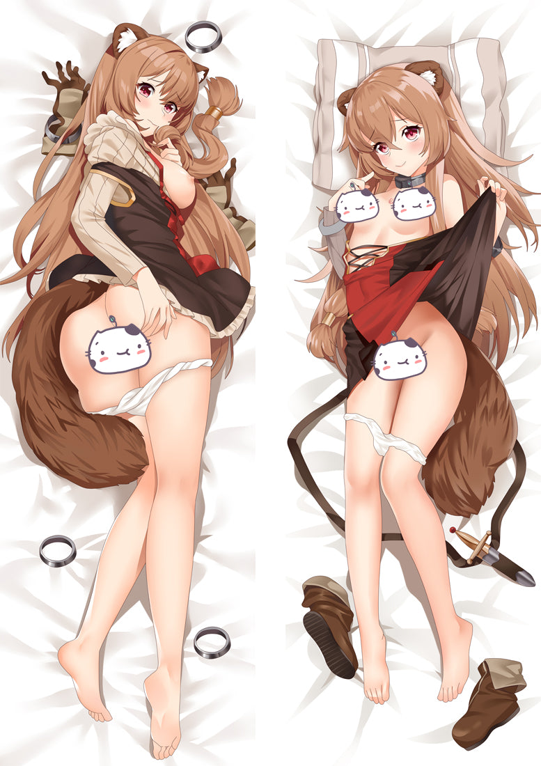 The Rising of the Shield Hero Raphtalia Anime Dakimakura Pillow Cover image 0
