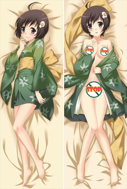 Bakemonogatari Tsukihi Araragi Anime Dakimakura Body Pillow Cover image 0