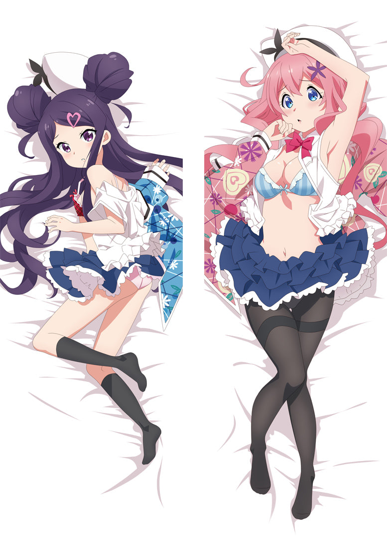 Dropout Idol Fruit Tart Anime Dakimakura Body Pillow Cover image 0