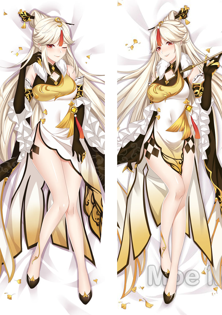 Genshin Impact Ningguang Anime Dakimakura Body Pillow Cover image 0