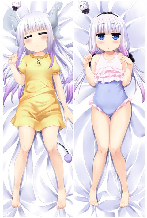 Miss Kobayashi's Dragon Maid Kanna Chan Anime Dakimakura Pillow Cover image 0