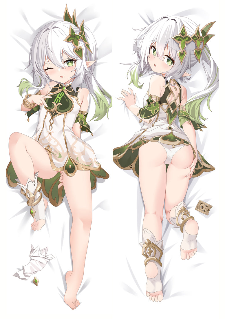 Genshin Impact Nahida Anime Dakimakura Girl Body Pillow Cover image 0
