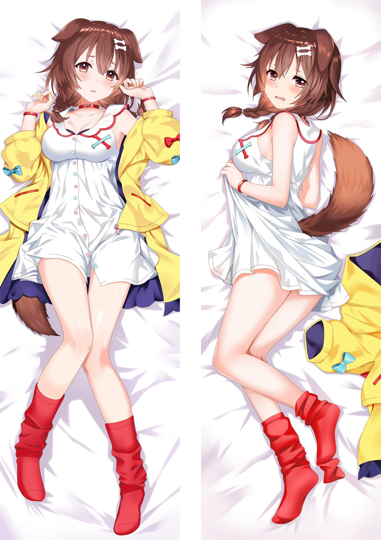 Inugami Korone Anime Dakimakura Body Pillow Cover image 0