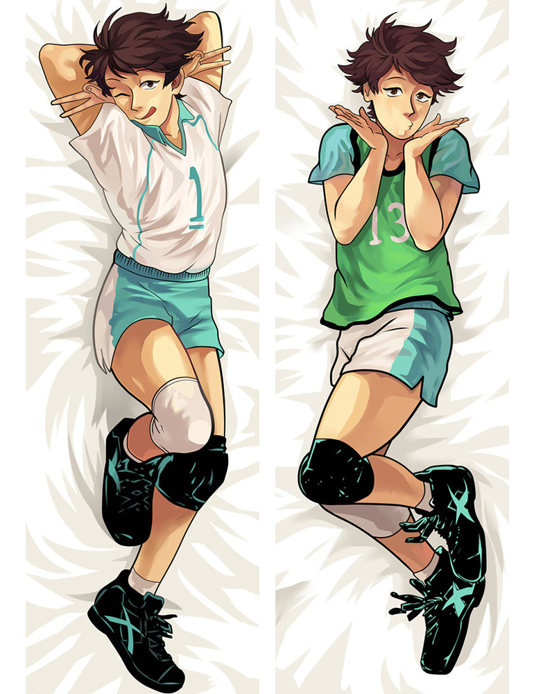 Haikyuu!! Aoba Johsai High School Lwaizumi Oikawa Anime Dakimakura Pillow Cover image 0