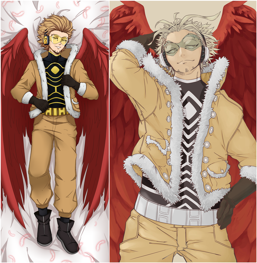 My Hero Academia Hawks Body Pillow Cover02 image 0