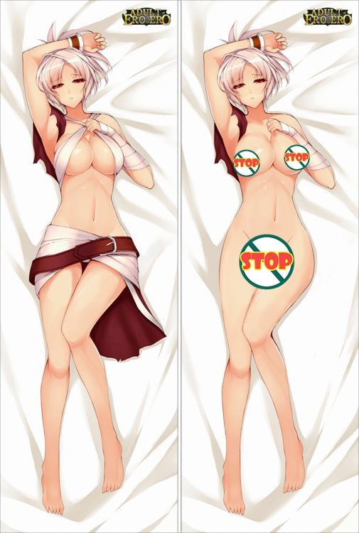 League of Legends Ero Bunny Riven Anime Dakimakura Japanese Pillow Cover image 0
