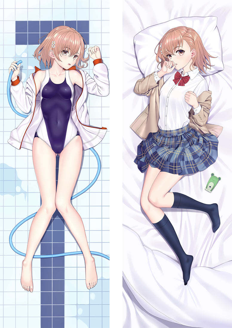 A Certain Scientific Railgun Mikoto Misaka Anime Dakimakura Pillow Cover image 0