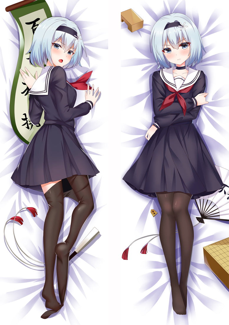 The Ryuo's Work is Never Done! Sora Ginko Anime Dakimakura Pillow Cover image 0