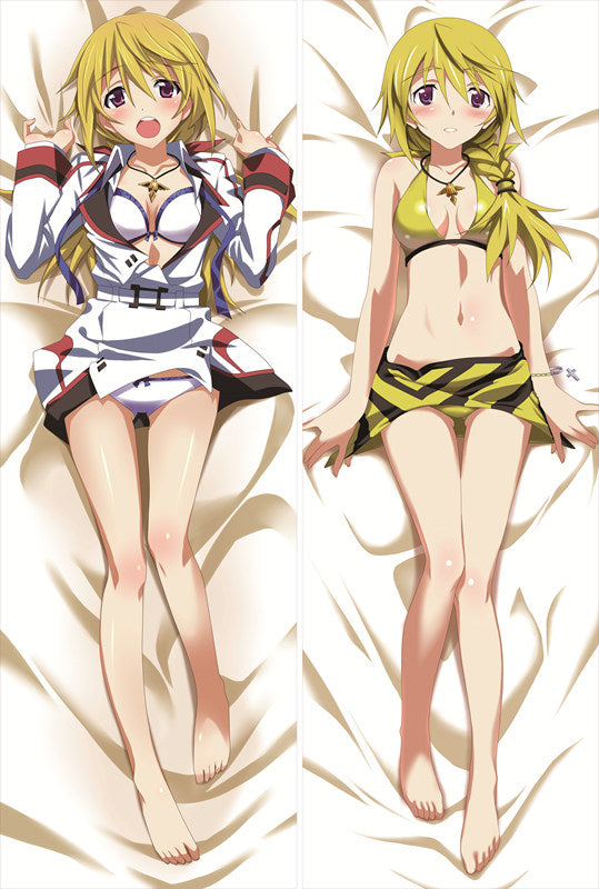 Infinite Stratos Charlotte Dunois Anime Dakimakura Body Pillow Cover image 0