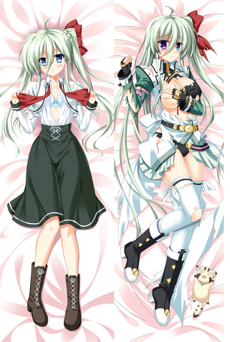 Magical Girl Lyrical Nanoha Einhart Stratos Anime Dakimakura Pillow Cover image 0