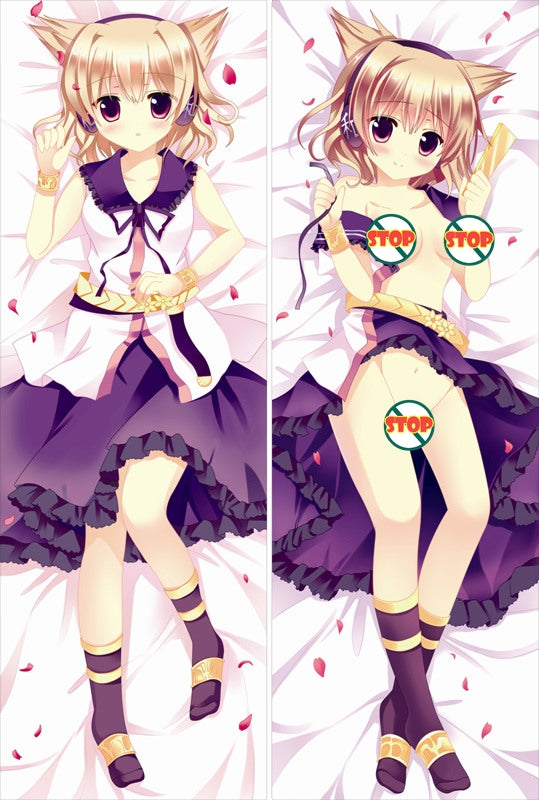TouHou ProjectToyosatomimi no Miko Anime Dakimakura Waifu Pillow Case image 0