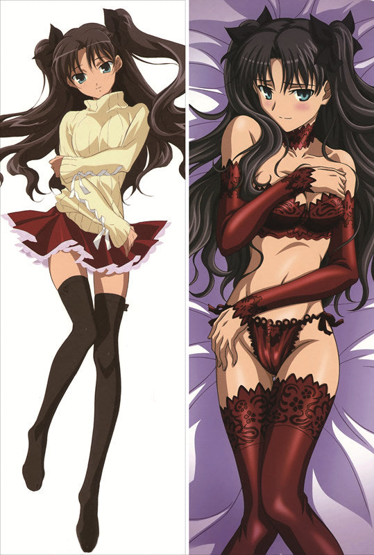 Fate stay night Rin Toosaka Anime Dakimakura Japanese Pillow Cover image 0