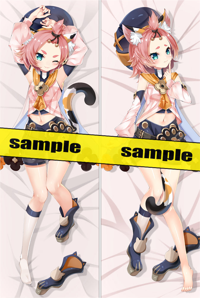 Diona Dakimakura Body Pillow Cover - Genshin Impact image 0