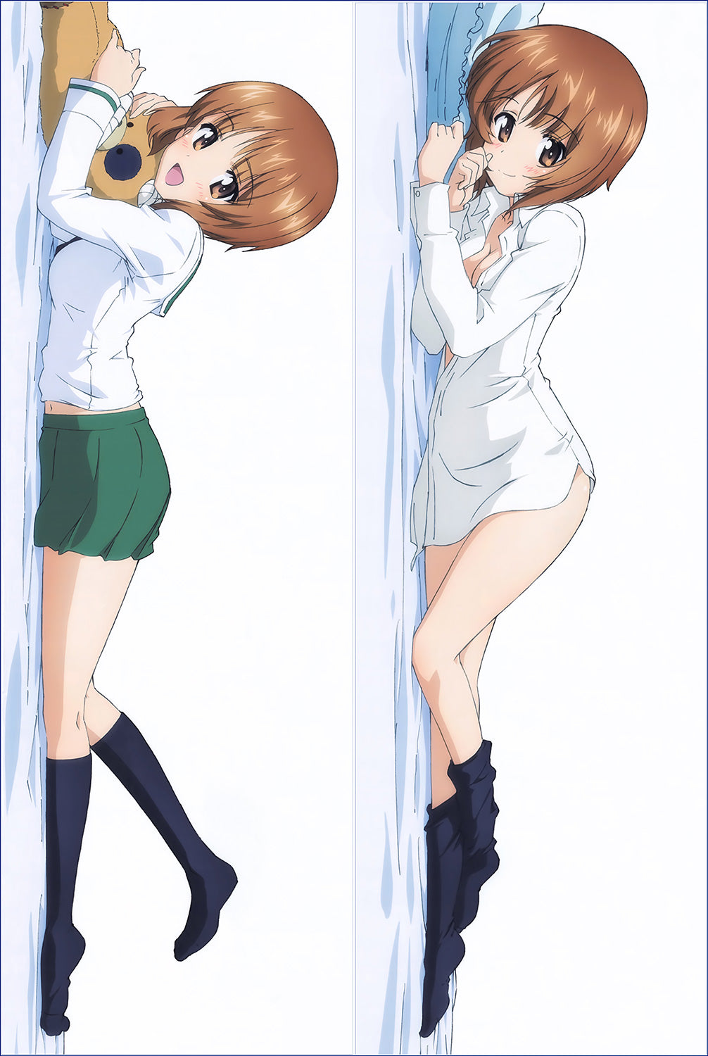 Girls und Panzer Nishizumi Miho Anime Dakimakura Pillow Cover image 0