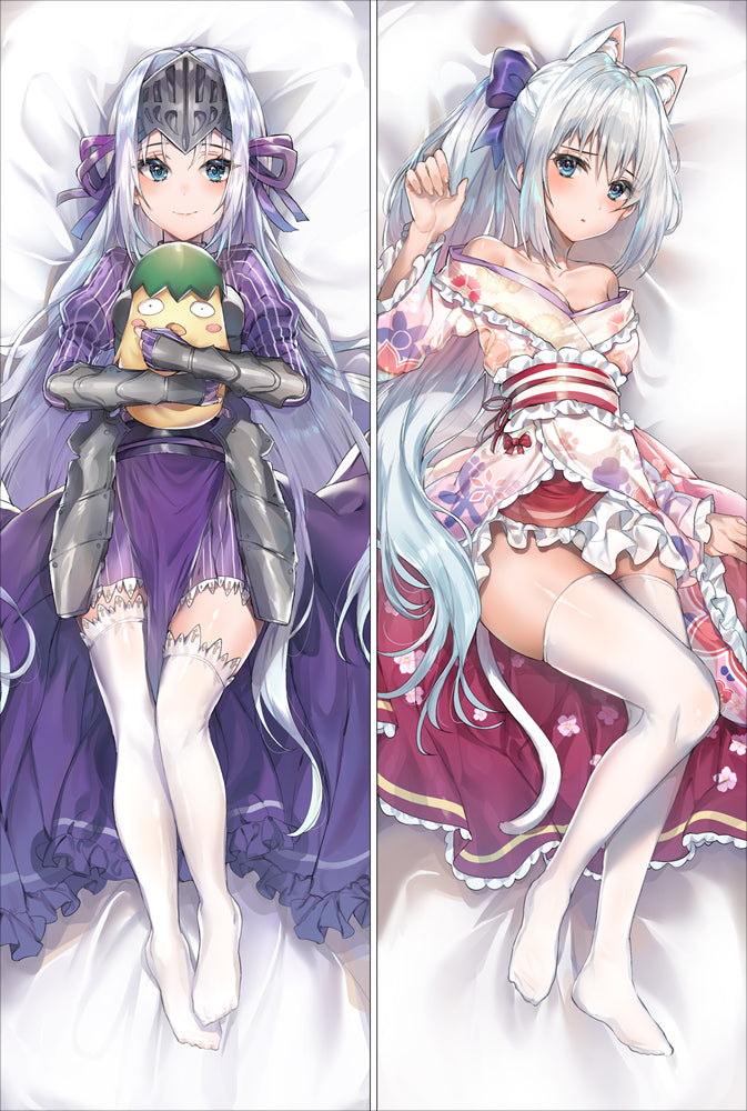 Is This a Zombie? Eucliwood Hellscythe Anime Dakimakura Body Pillow Cover image 0