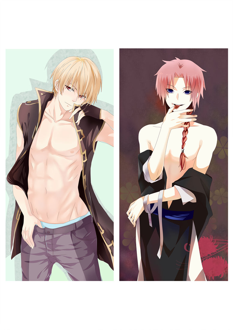Gintama Kamui Anime Dakimakura Pillow Cover image 0