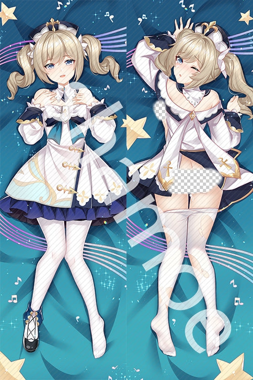 Genshin Impact Barbara Anime Dakimakura Girl Pillow Cover image 0