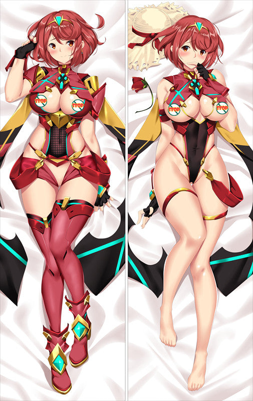 Xenoblade Chronicles 2 Homura Akemi Anime Dakimakura Pillow Cover image 0