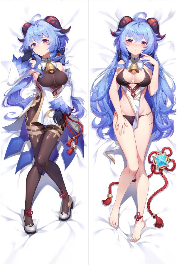 Genshin Impact Ganyu Anime Dakimakura Sexy Body Pillow Cover image 0