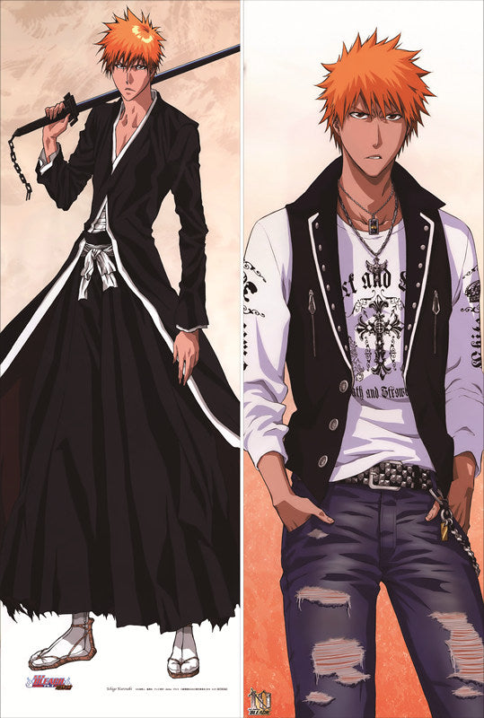 Bleach Ichigo Kurosaki Anime Dakimakura Body Pillow Cover image 0