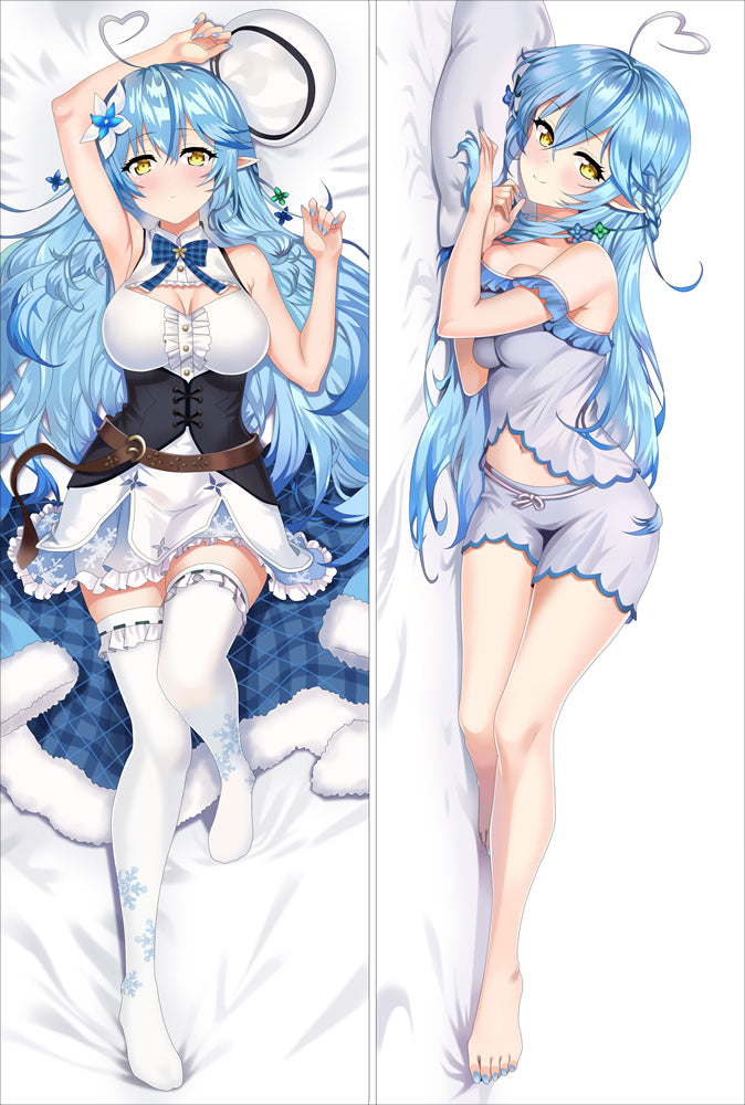 Virtual Youtuber Yukihana Lamy Anime Dakimakura Body Pillow Cover image 0