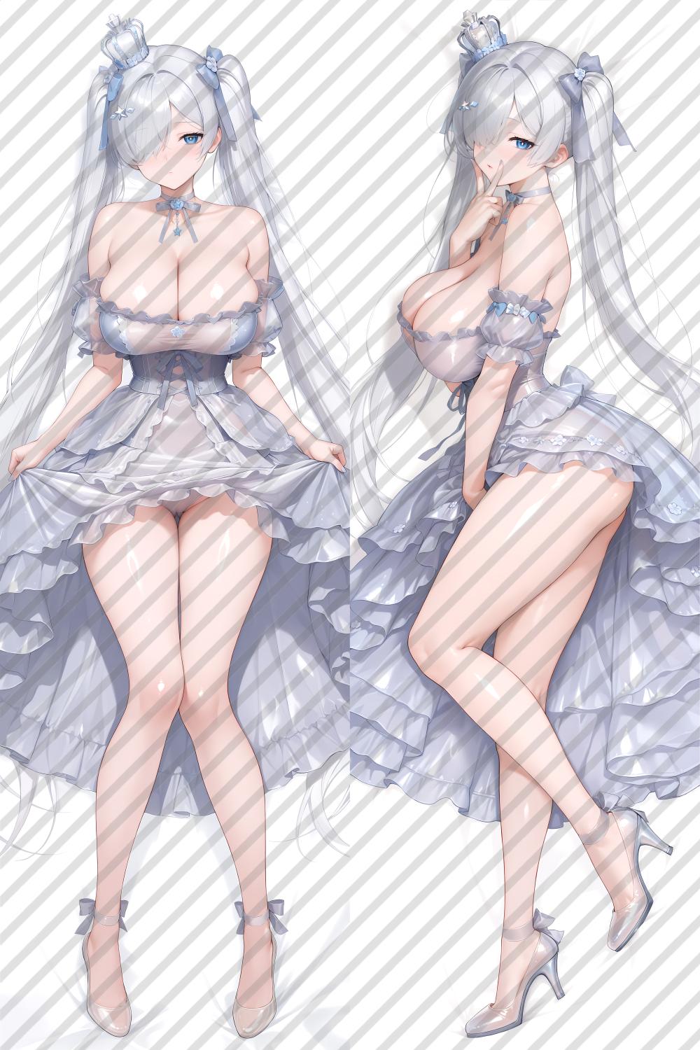 Goddess of Victory: Nikke Cinderella Anime Dakimakura Body Pillow Cover image 0