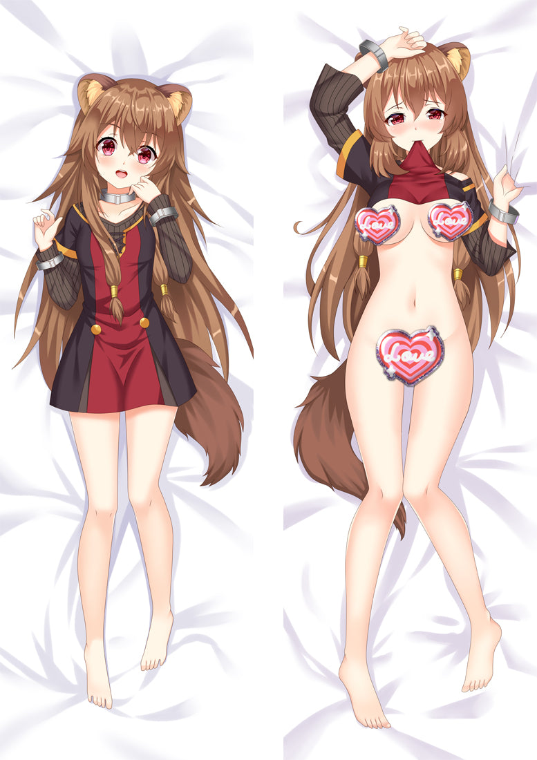 The Rising of the Shield Hero Raphtalia Anime Dakimakura Body Pillow Cover image 0