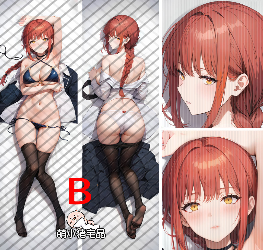 Chainsaw Man Makima Anime Dakimakura Pillow Cover image 0
