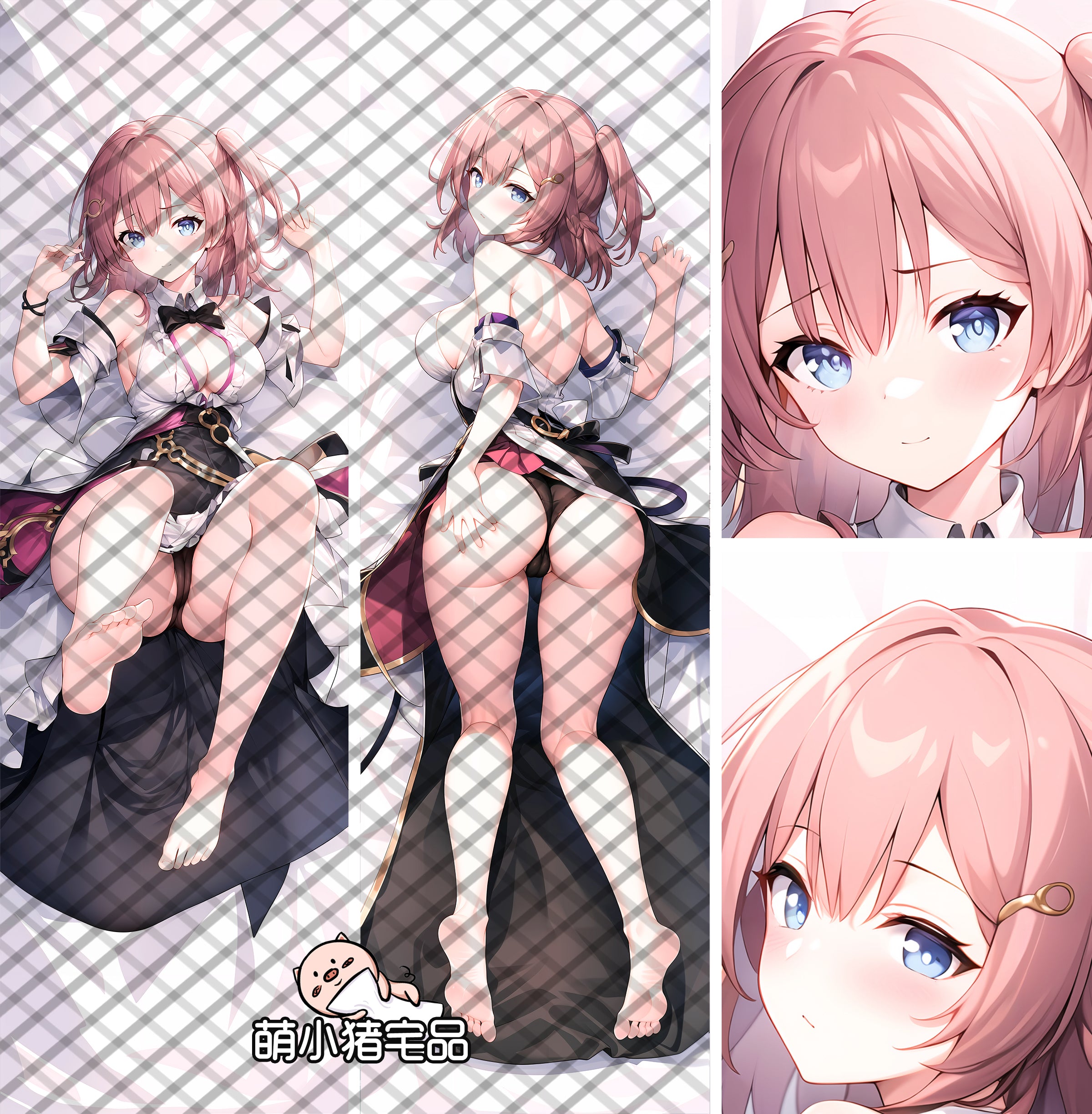 Honkai: Star Rail Asta with Double Sides Zipper to make love Anime Dakimakura Pillow Case image 0