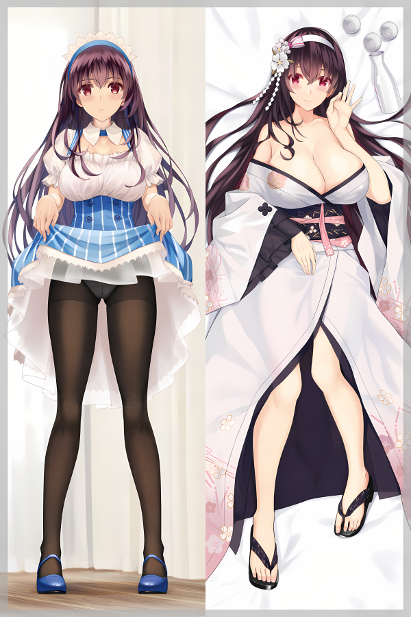 Saekano: How to Raise a Boring Girlfriend Kasumigaoka Utaha Anime Dakimakura Body Pillow Cover image 0