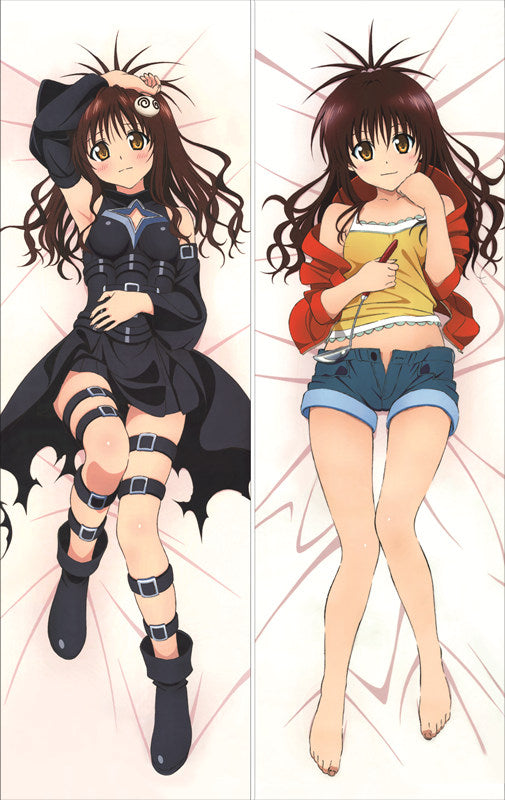 To Love-Ru Yuuki Mikan Anime Dakimakura Pillow Cover image 0