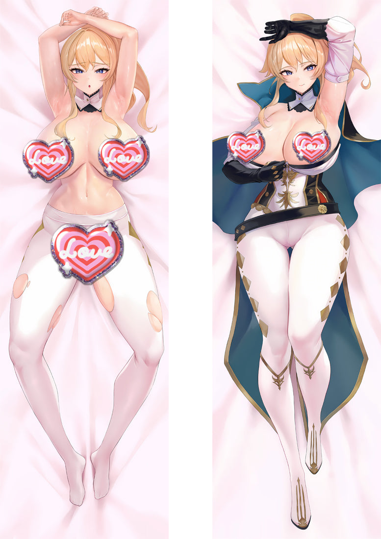 Genshin Impact Jean Nsfw Dakimakura Body Pillow Cover image 0