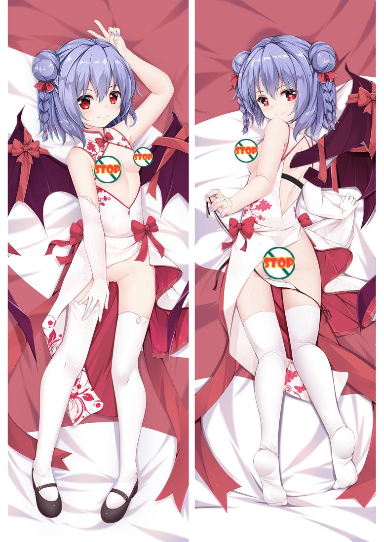 TouHou Project Remilia Scarlet 18+ Adult Sex Body Pillow Cover with Double Sides Zipper image 0