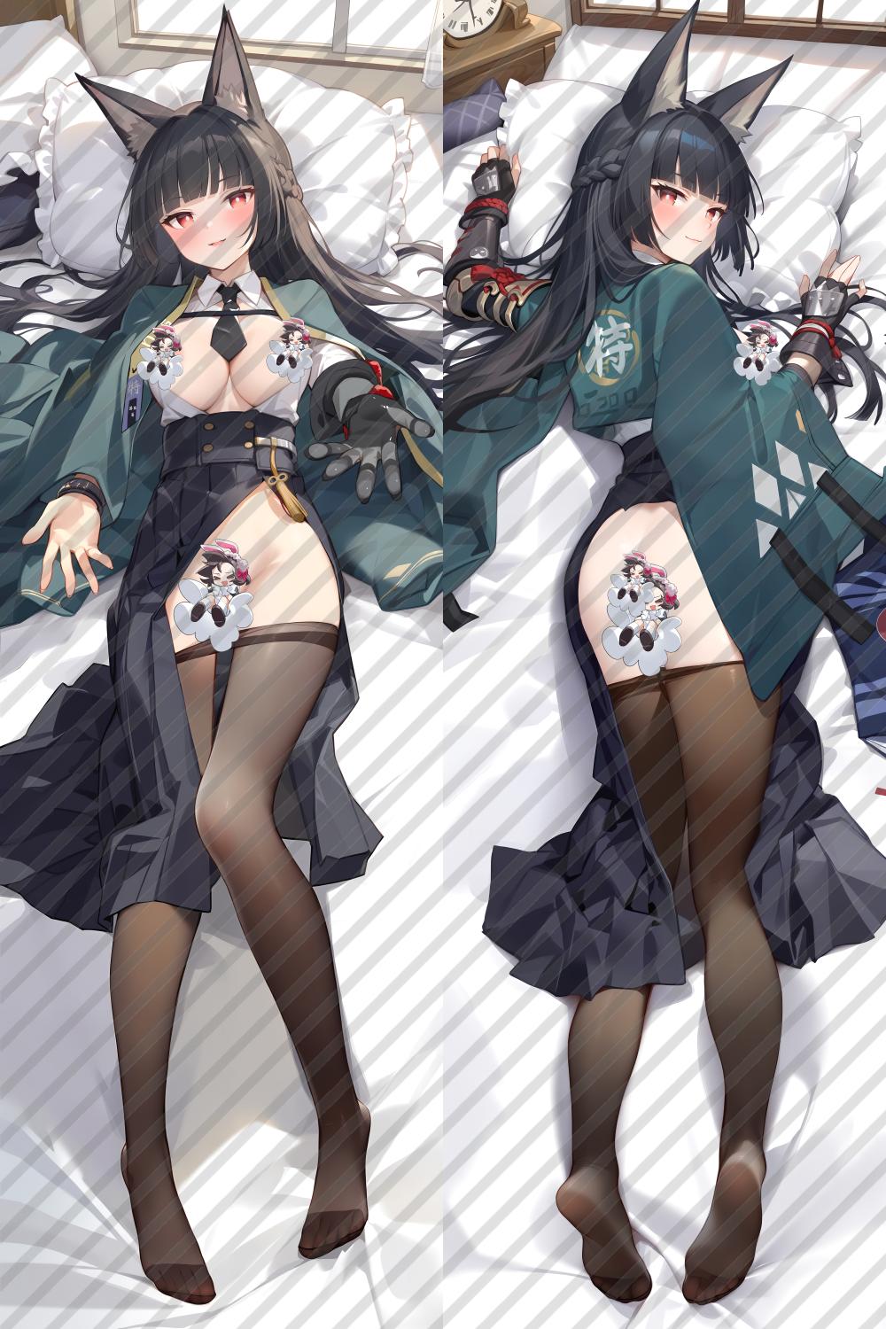 Zenless Zone Zero Hoshimi Miyabi Anime Dakimakura Sexy Body Pillow Cover image 0