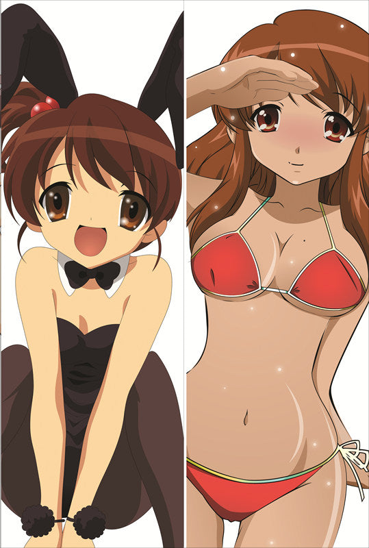Haruhi Suzumiya Anime Dakimakura Waifu Pillow Case image 0