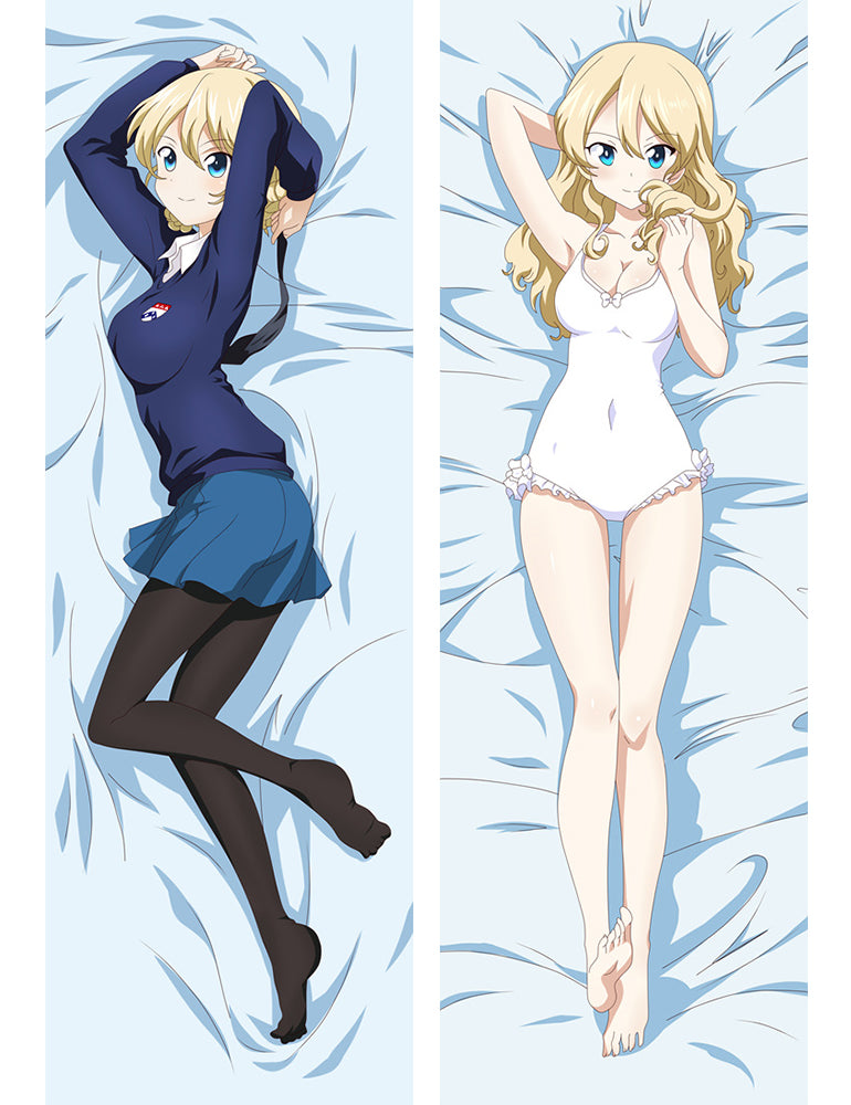 Girls und Panzer Darjeeling Anime Dakimakura Pillow Cover image 0