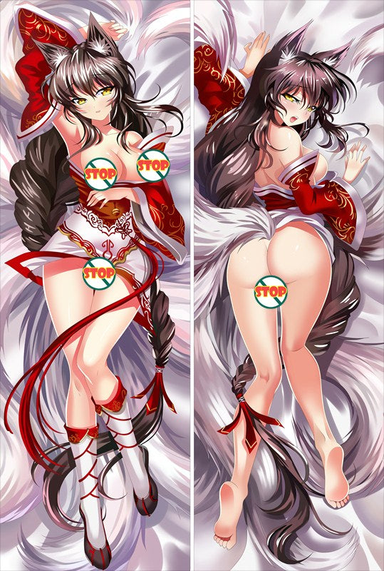 League Of Legends LOL Ahri Anime Dakimakura Pillow Cover image 0