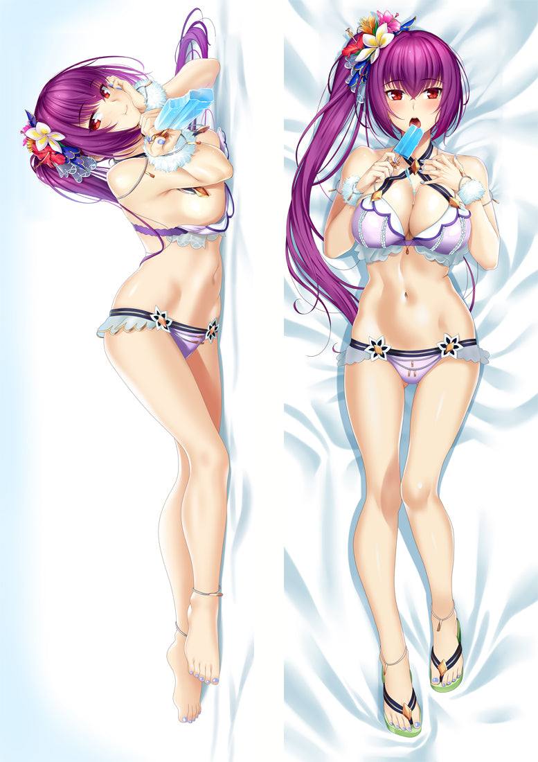 Fate Grand Order Scathach Anime Dakimakura Pillow Cover image 0