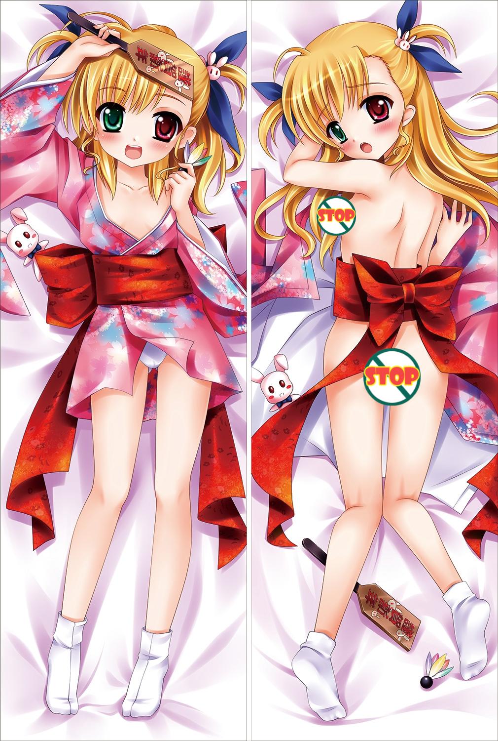 Nanoha Vivio Takamachi 18+ Sex Body Pillow Case with Double Sides Zipper - Magical Girl Lyrical image 0