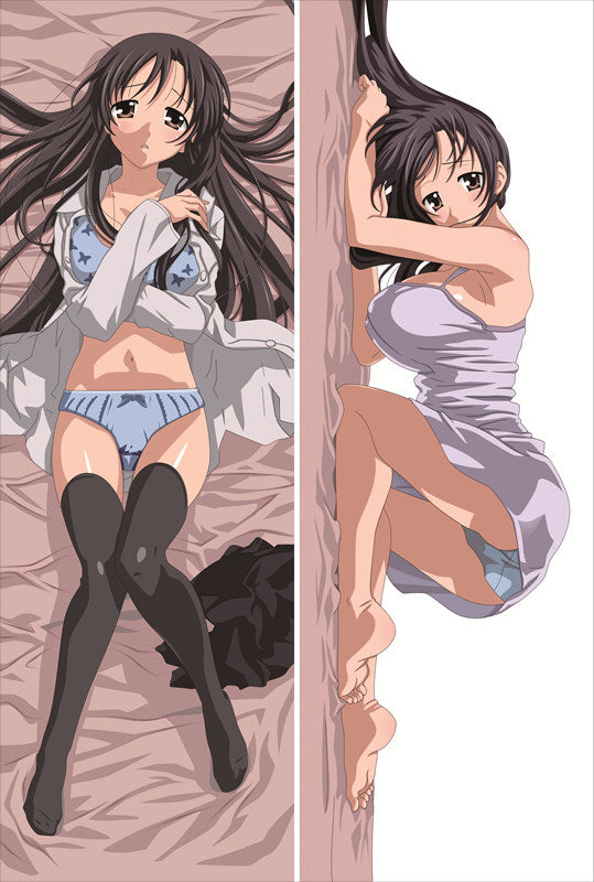 School Days Kotonoha Katsura Anime Dakimakura Pillow Cover image 0