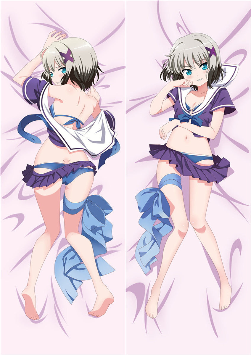 Magical Girl Lyrical Nanoha Fate Testarossa Anime Dakimakura Pillow CoverSM2444 image 0