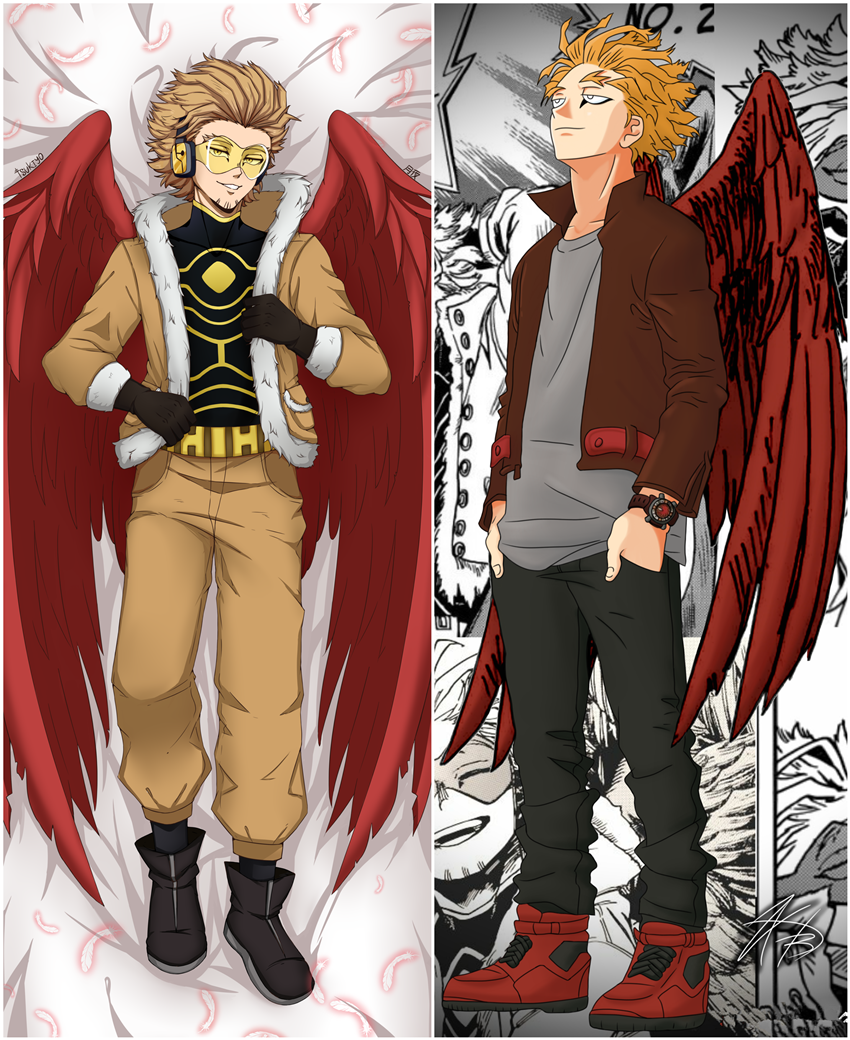 My Hero Academia Hawks Body Pillow Cover01 image 0