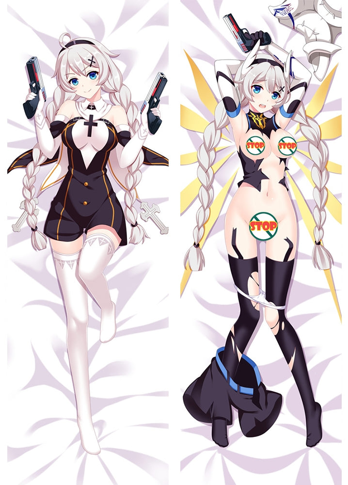 Collapse Gakuen Kiana Kasrana Anime Dakimakura Pillow Case image 0