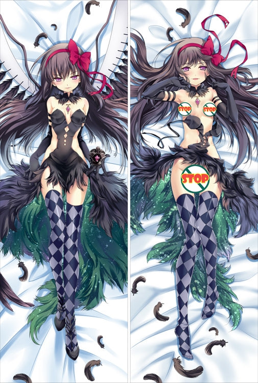 Puella Magi Madoka Magica Homura Akemi Anime Dakimakura Body Pillow Cover image 0