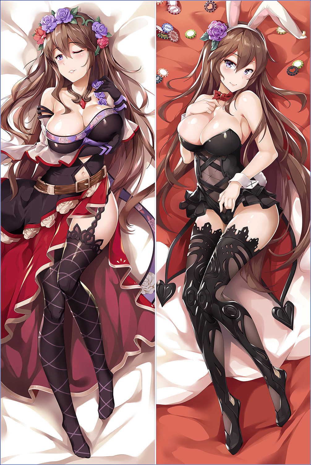 Granblue Fantasy Rosetta Anime Dakimakura Pillow Case image 0