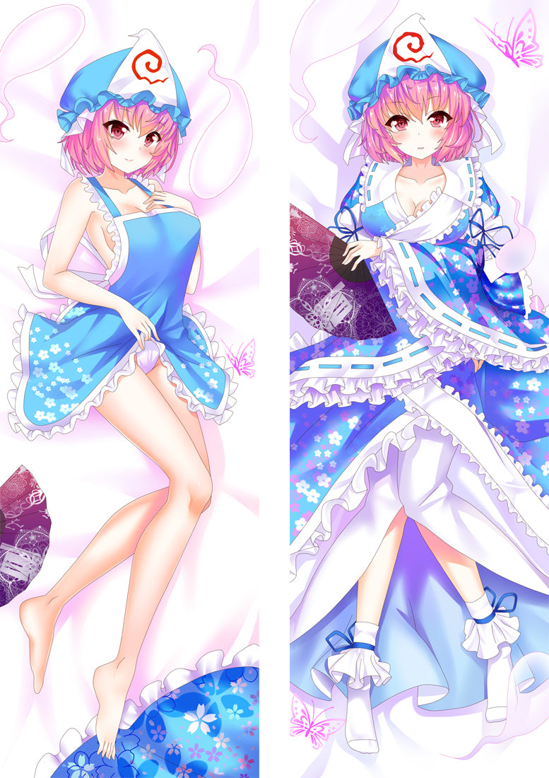 Touhou Project Yuyuko Saigyouji Dakimakura Pillow Cover image 0