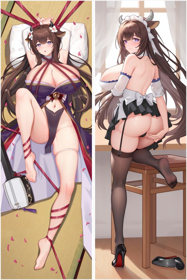 Azur Lane IJN Kashino Anime Dakimakura Sexy Body Pillow Cover image 0