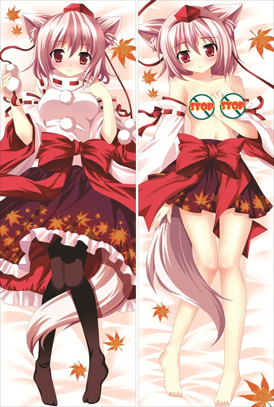 TouHou ProjectShameimaru Aya Anime Dakimakura Waifu Pillow Case image 0