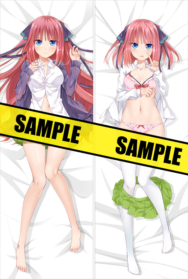 The Quintessential Quintuplets Nakano Nino Anime Dakimakura Pillow Cover image 0
